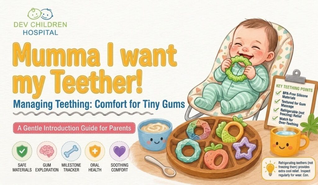 Small baby want teether